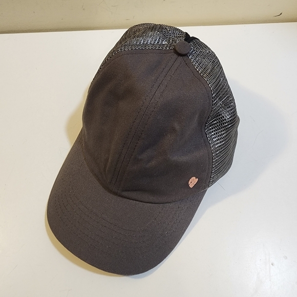 ELLIE women's Gray Mesh adjustable Athletic baseball cap One size Fits m… - Picture 4 of 11